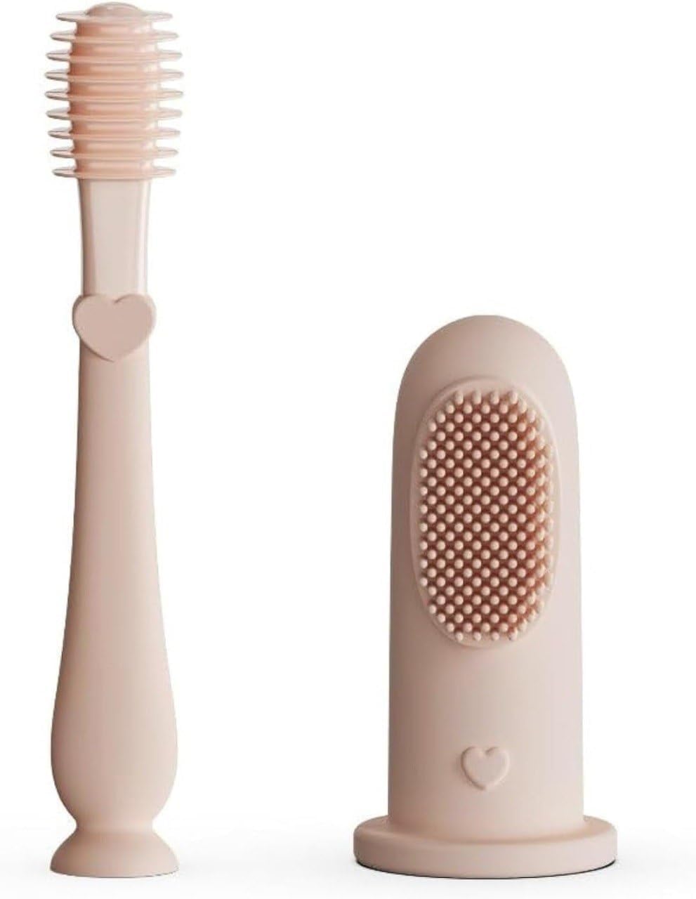 Baby Finger Toothbrush Set Dual-Sided Baby Finger Toothbrush Set, Oral Care Set For Baby, Silicone Baby Toothbrush With Suction Base, Baby Finger Toothbrush Tongue Oral Cleaner Kit VIETNAM-image-19