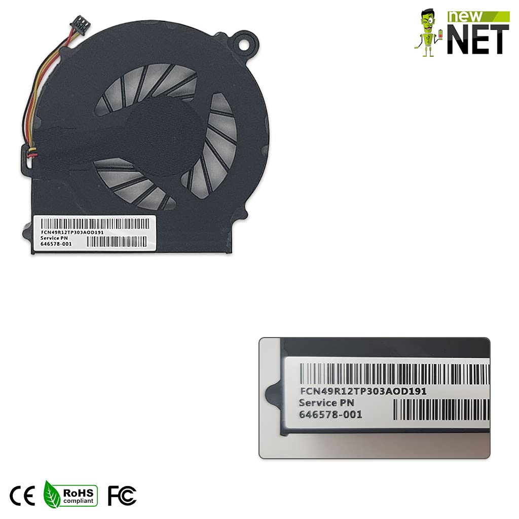 Ventola CPU Cooling Fan per HP PAVILION G6-1000 G7-1000 CQ56 G56