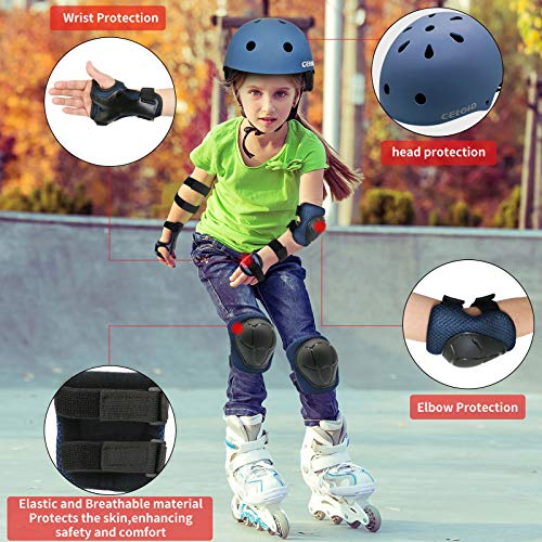Image of Kids Bike Helmet,Toddler Skateboard Helmets for Ages 2-3-5-8-14 Years Boys Girls，Adjustable Multi-Sport Bicycle Skateboarding Football Roller Skating Scooter Rollerblade Balance Bike Helmet