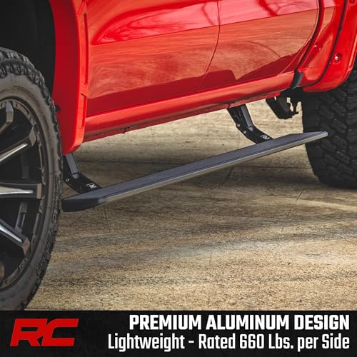 Estribos Eléctricos Rough Country HT-Series 6" para Silverado y Sierra miniatura 6
