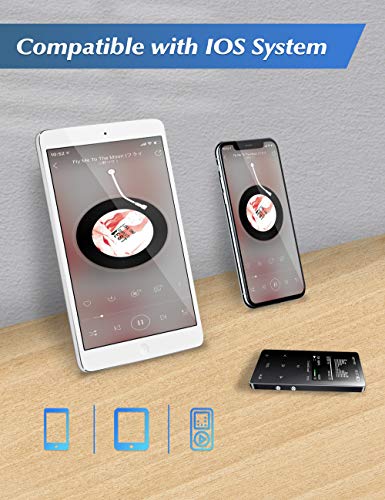 Elook Car Cassette Aux Adapter, with Audio Cable, Compatible for iOS System, Black