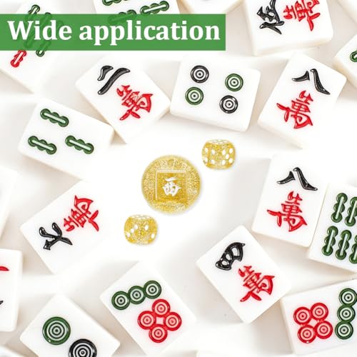Indicador de viento acrílico para Mahjong miniatura 5