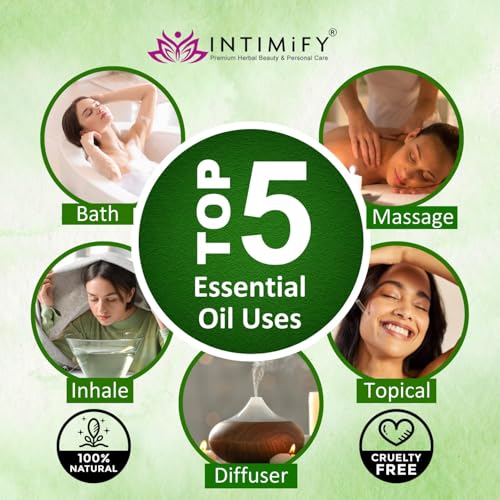 Image of INTIMIFY Peppermint Oil, Peppermint Essential Oil, For Rats, Hair Growth, Cold, For Ants & Insects (30 ml)