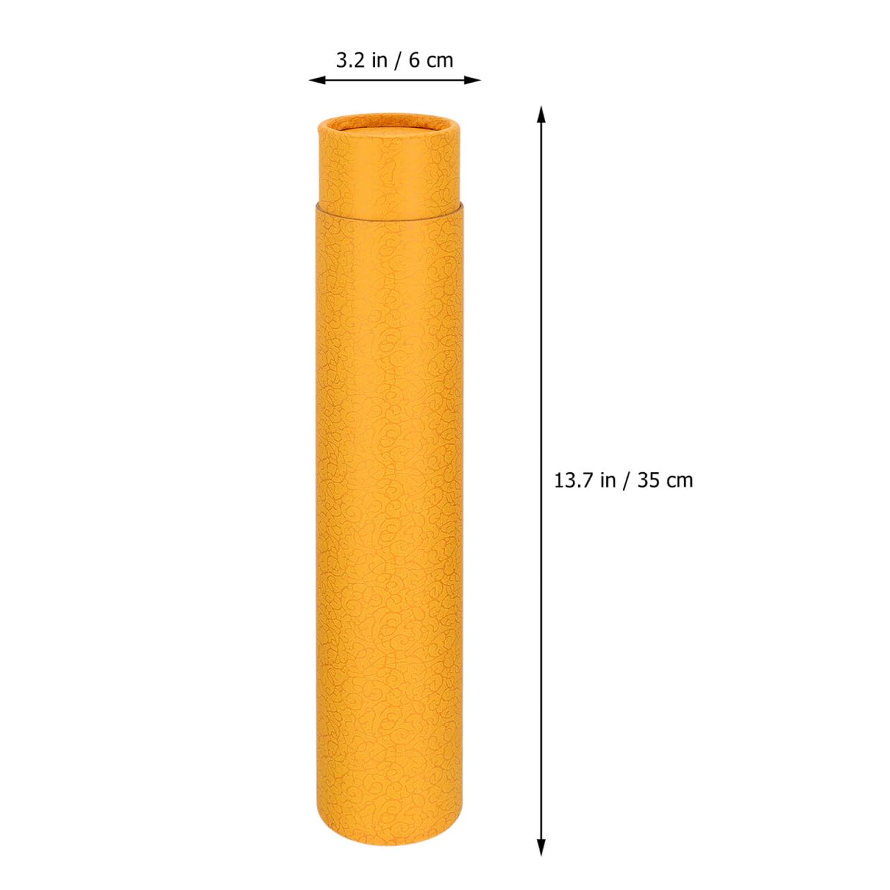 FOMIYES Tube Cylindrique Télescopique 13.78 Pouces Étanche Rangement pour Affiches Plans Documents Protection Lumière