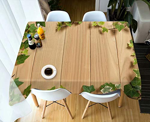 Rectangle Tablecloth 89 x 132 Inch Rectangular Table Cloth for 6 Foot Table in Washable Polyester Great for Buffet Table