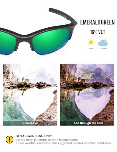 Image of BLAZERBUCK Replacement Lenses & Sock Kit for Oakley Half Jacket Sunglass