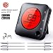 Produktbild Bluetooth Fleischthermometer Smart Wireless Remote Digital BBQ Thermometer App gesteuert mit 6 Edelstahl-Sonden, großes LCD-Display für Kochen, Smoker, Grillen, Ofen Thermometer with 6 probes schwarz
