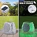 NiceBuy Solar Rock Speakers Outdoor Water-Resistant 2-Pack Solar Powered Rock Speaker with Lights RGB and TWS Pair for Patio Outside Garden BBQ Deck