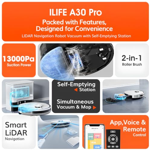 ILIFE A30 Pro Robot Vacuum & Mop