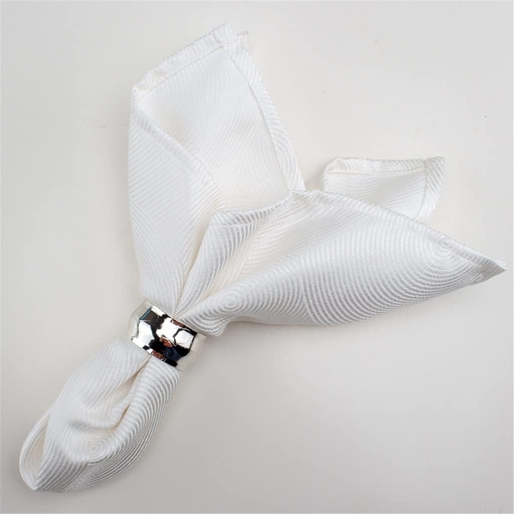 10 Pcs Hotel Mouth Cloth Western Restaurant Napkin Folded Flower Household Table Square Towel Pad(D)