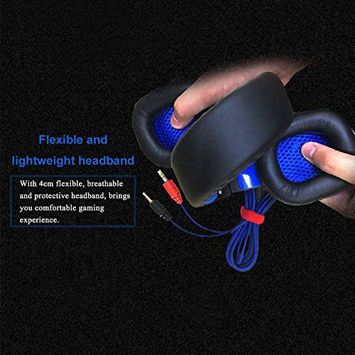 Genec para pc portátil com microfone com interface de 3.5mm usb led controle de over-ear