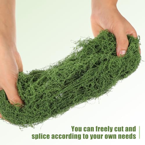 Musgo verde artificial para centros de mesa y bodas en interiores 3