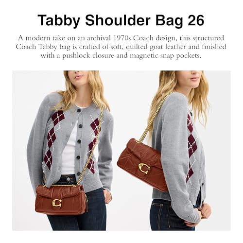 Image of Coach Women's Soft Quilted Tabby Shoulder Bag