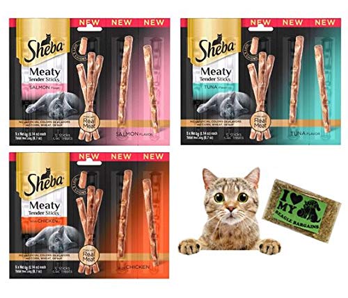 sheba cat treat sticks