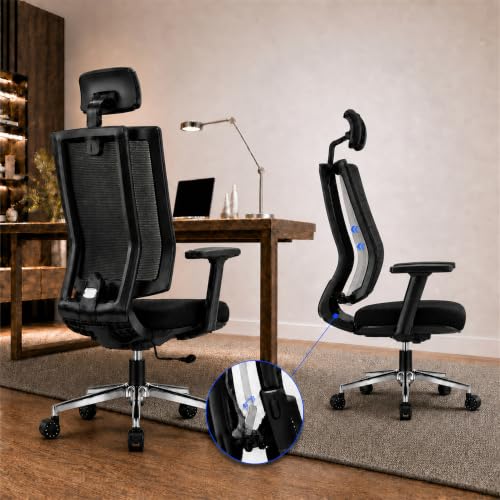 MAKTUNE Flex High Back Ergonomic Office Chair for Work | Adaptive...