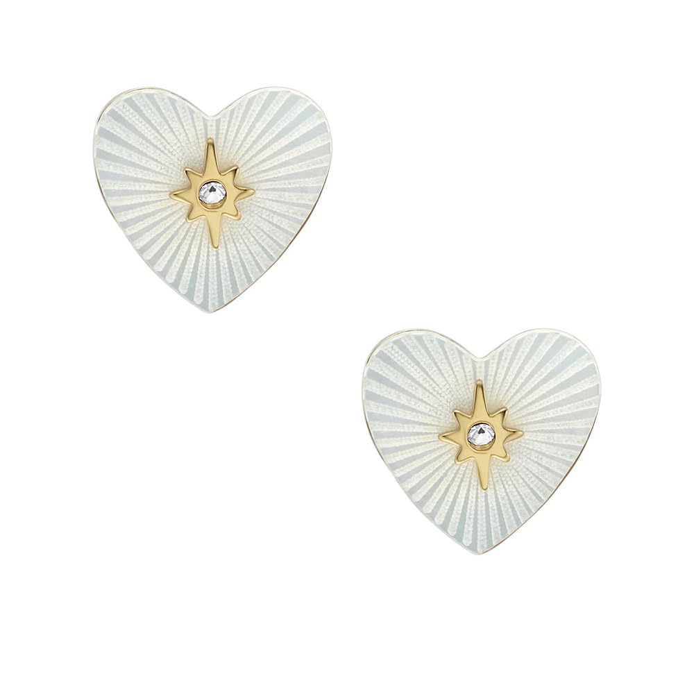 Fossil Women's Gold tone Stainless steel with post/stud closure Earrings