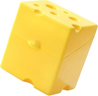 Mikinona Sliced Cheese Storage Container Plastic Cheese Box for Refrigerator for Sliced and Shredded and Convenient Holder for Freshness