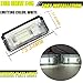 Hacreyatu 2x Led License Plate Lights Compatible with BMW E46 3-Series Pre-LCI 323i 328i 25i 330i 325xi 330xi Sedan/Wagon OEM# 51138236269