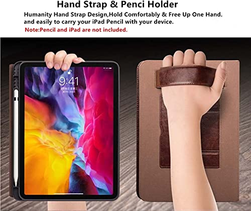Tablet Cover For Ipad Pro 12.9 Inch Case 2022, Premium Leather Business Folio Flip Protection Cover With Stand, Auto Wake/Sleep Function,Black #TOP6