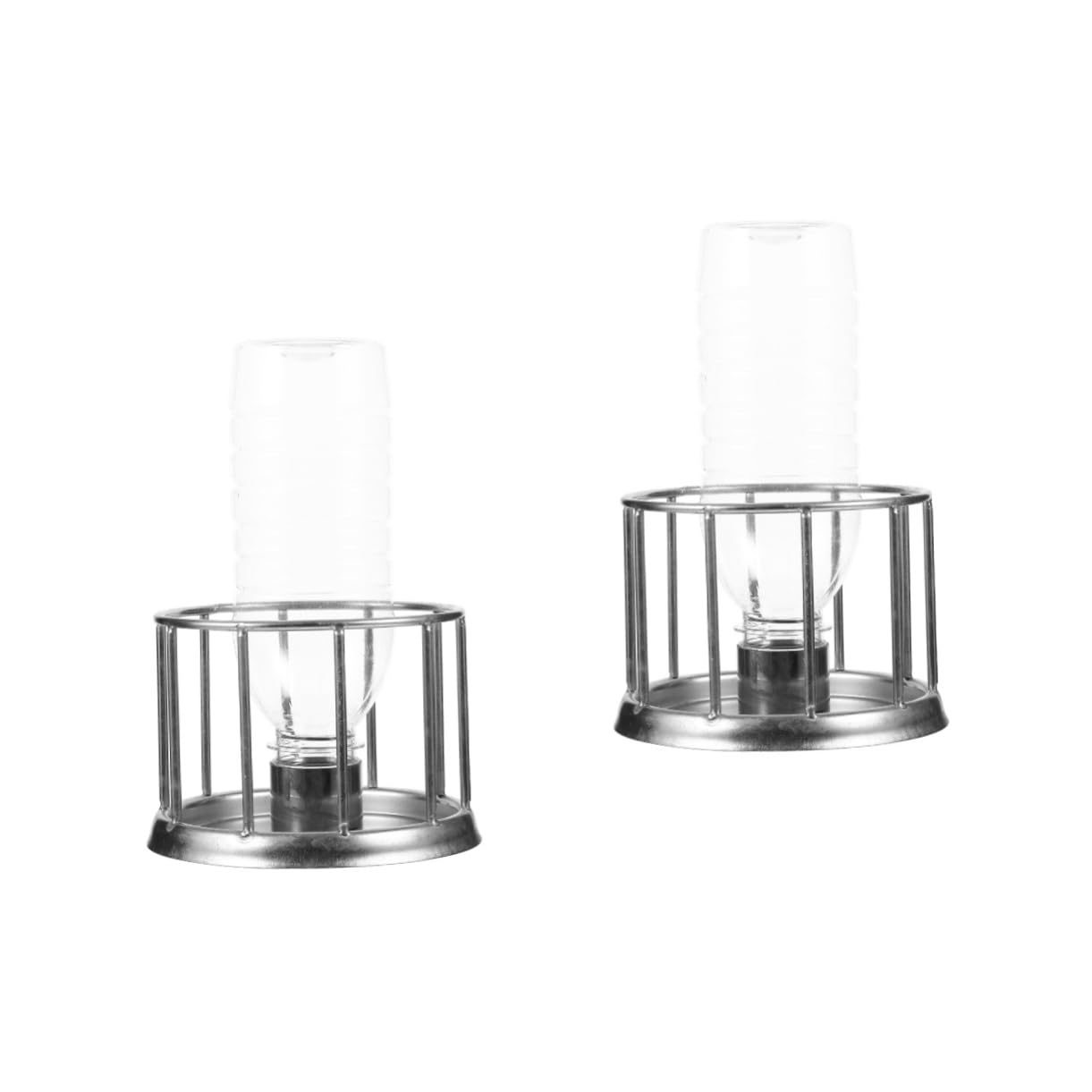 2pezzi Ciotola per Tartarughe Acciaio Inossidabile Mini Abbeveratoio e Alimentatore per Rettili Design Multifunzionale per Cibo Antisplash per Tartarughe Piccole e Accessori