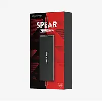 Ssd Hd Externo Portátil Compacto 256gb Disco Metal Hs-essd-t200n (std) / Leitura: 450mb/s - Gravação: 400mb/s Celular Android, Computador E Notebooks Via Interface Usb 3.1 Tipo C Hiksemi Spear