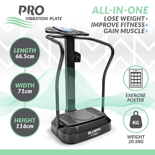 Bluefin Fitness Pro Vibration Plate with Silent Motor — view 9