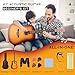 CAHAYA Acoustic Guitar For Beginner 41-inch - Full Size Wood Guitar Kit for Kids and Adults with Guitar bag Brass strings Capo String Pick and Clean Cloth for Gift CY0353
