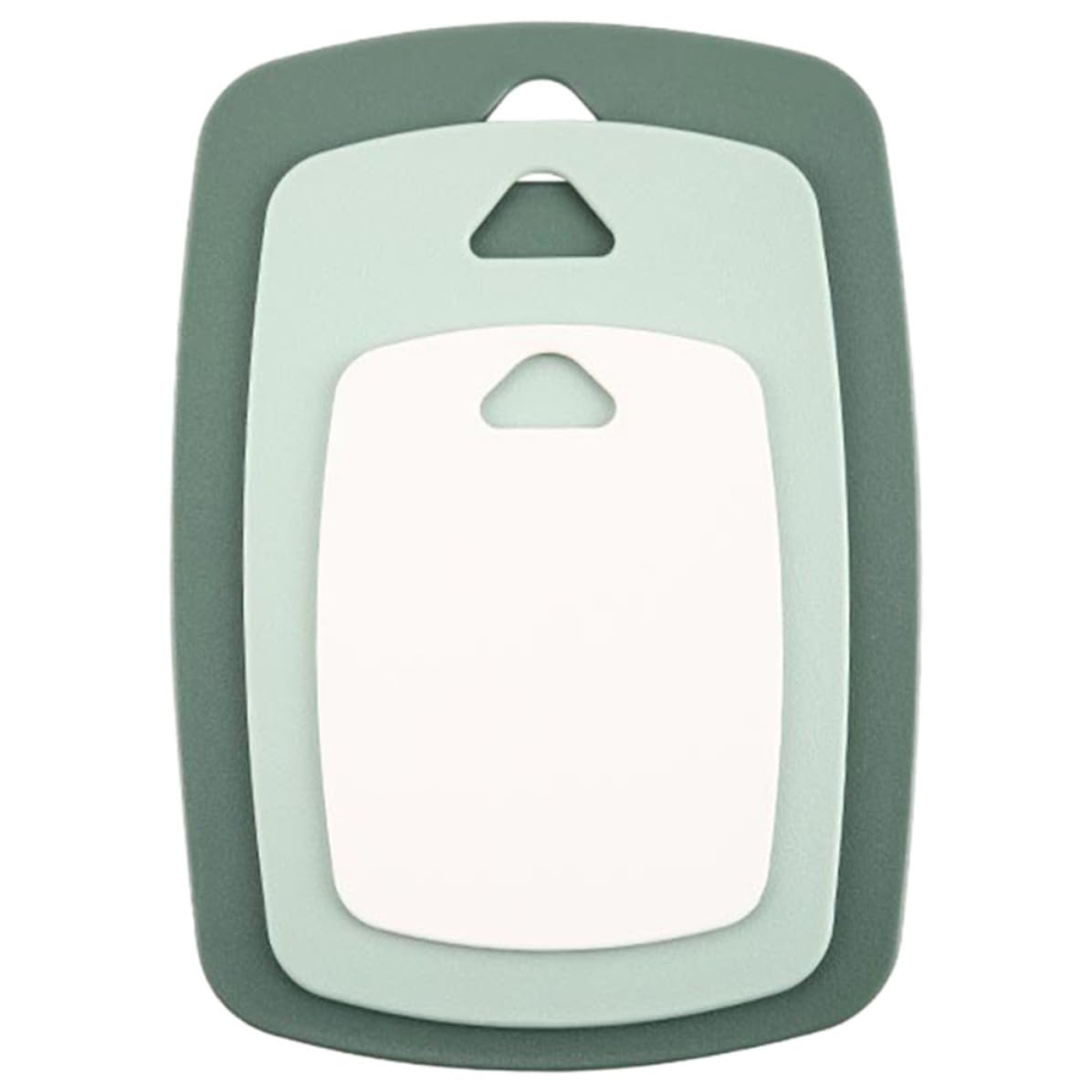 Tablas de cortar Zerodeko antideslizantes: juego de 3 piezas de PP higiénicas y ligeras para cocina