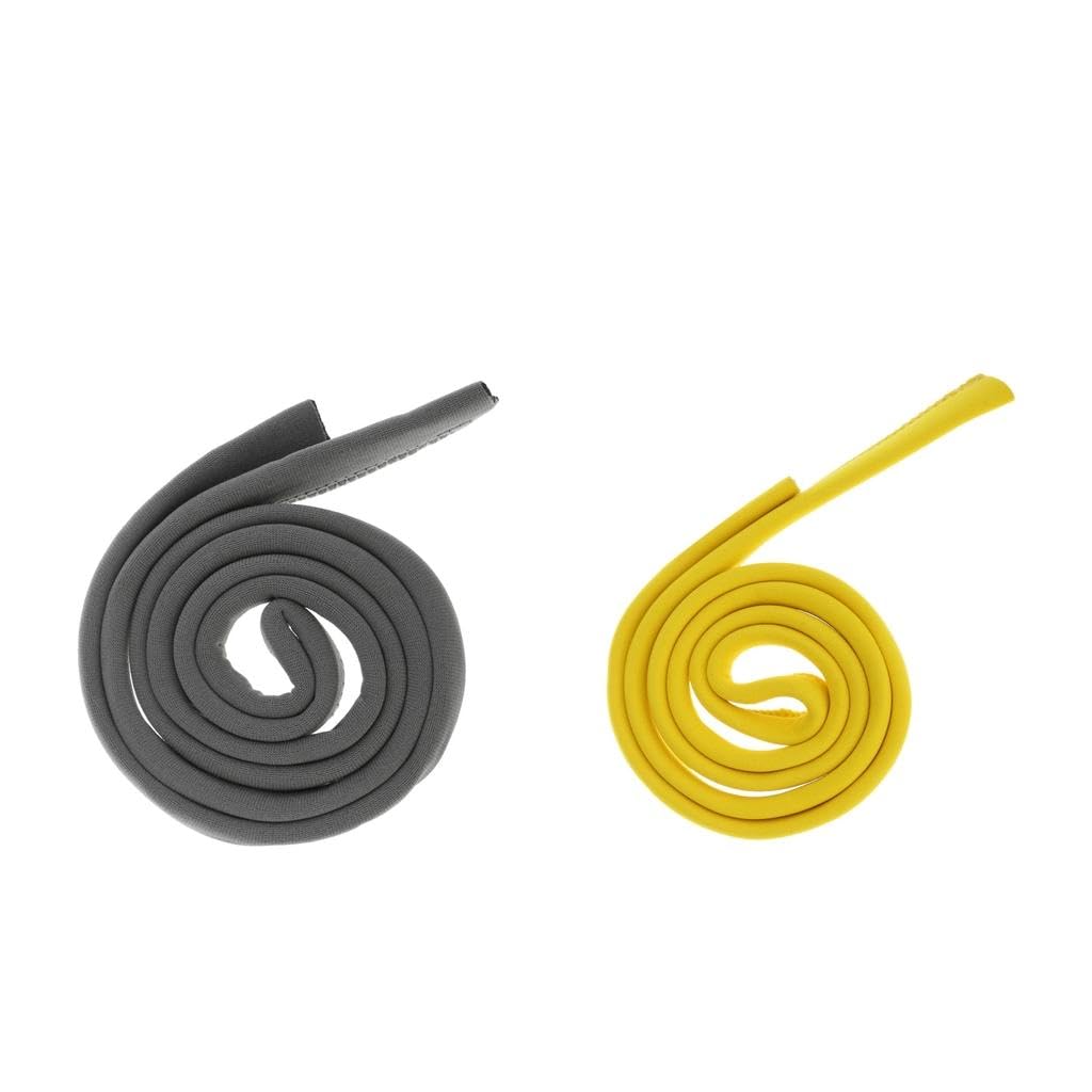 CALANDIS™ 2X Hydration Pack Bladder Drink Tube Insulated Hose Cover Sleeve Grey Yellow | Hydration Packs | Hiking Backpacks | & Hiking | Outdoor Sports-image-7