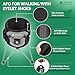 JOMECA Adjustable Drop Foot Brace with Rotary Knob AFO Ankle Foot Orthosis for Dorsiflexion Support Foot Drop Prevention Foot Drop Brace for Walking Shoe Eyelet Hook Attachment (1 Pack)