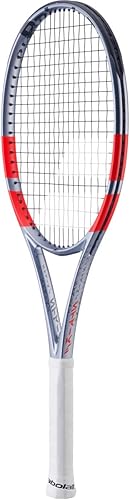 Miniatura 4 de Babolat Pure Strike Team - Raqueta de tenis de 4 generación (gris carbón) - Encordada con 0.66 oz Babolat Syn Gut a tensión de rango medio
