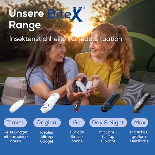 Beurer BiteX Day&Night Insektenstichheiler BR 90, Mückenstich Hitzestift zur Behandlung von Insektenstichen- und bissen, elektronischer Stichheiler, mit Licht zur Anwendung im Dunkeln, Reise-Gadget