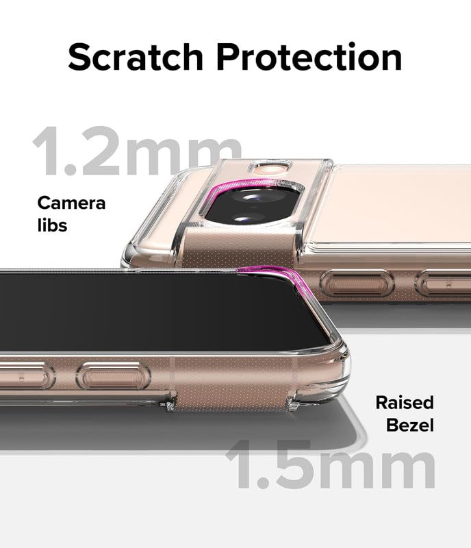 Image of Case Creation Brand - Mobile Cover for Google Pixel 8 (Soft & Flexible Back Case), Transparent