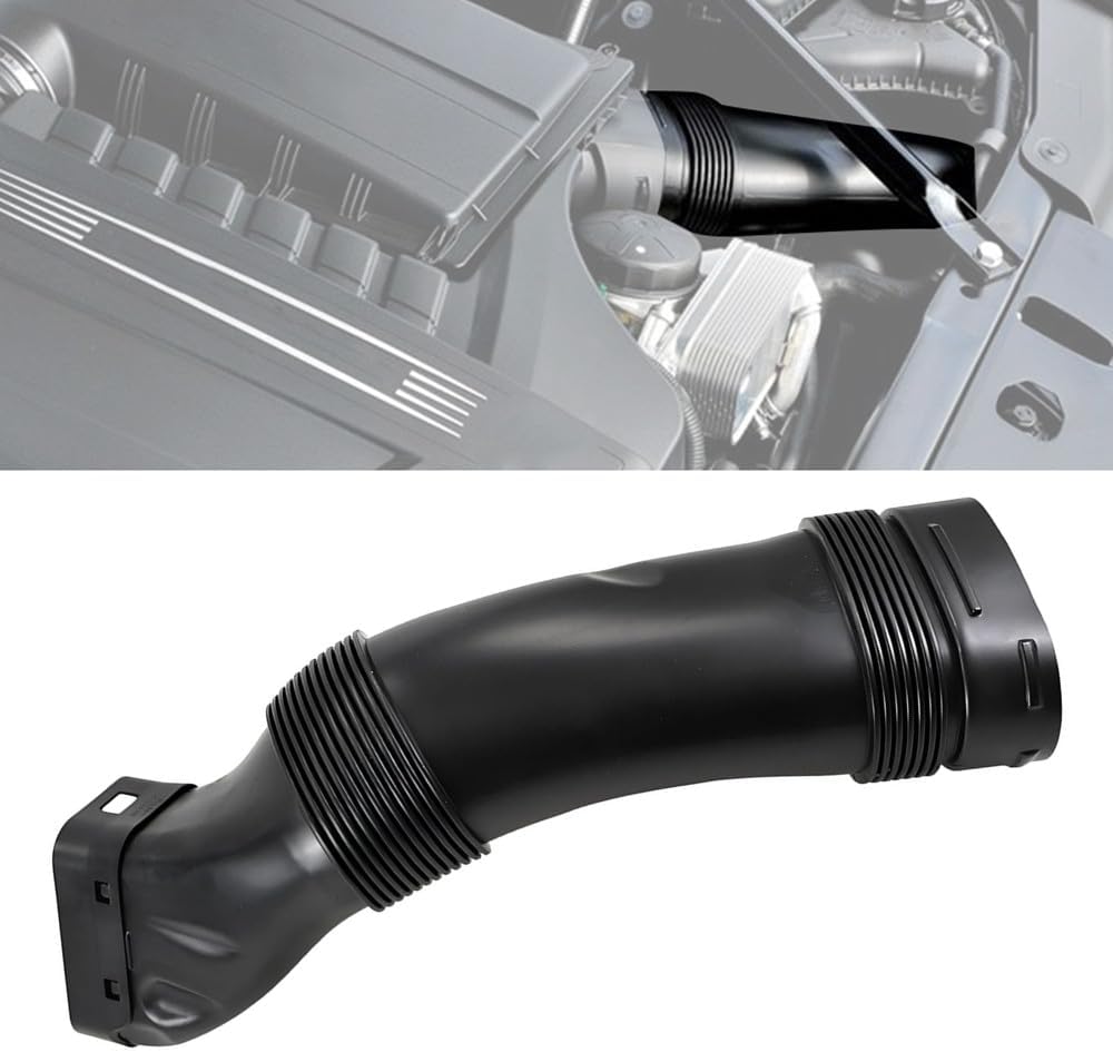 COOL STAR Air Cleaner Intake Hose Compatible with BMW 535i 2009-2013 Compatible with BMW 640i 2012-2015 Compatible with BMW 740i 2011-2012 Replaces 13717582310, Black