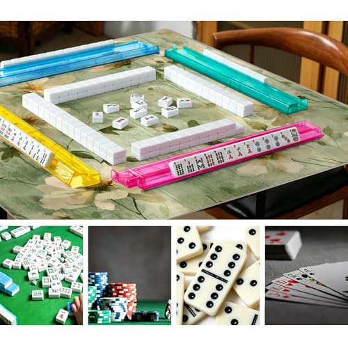Tapete Mahjong vintage 33x33 pulgadas verde/beige miniatura 3