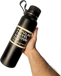 Garrafa Térmica 1000ml Aço Inoxidável Vácuo Mantém Bebidas Quentes e Frias por Horas comTampa Antivazamento, Leve e Durável para Academia, Viagem, Trabalho e Camping