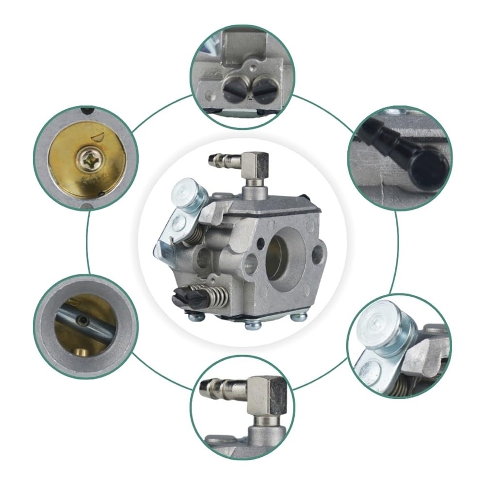 Carburador Compatible con S-TI-H 028 028AV 028 119-358-7700 11181201610 Compatible con Walb WT-16B Compatible con carburador de Motosierra Tillotson HU-40(HU-40D Kit)