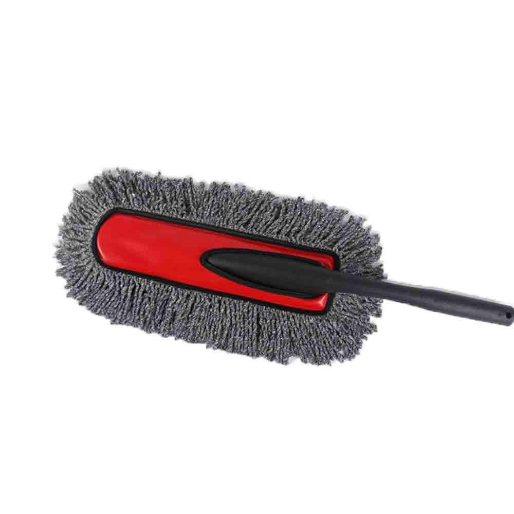Multifunctional Car Dust Collector With High-polished Brush Wax Drag External Internal Use Microfiber Chenille No Hairiness