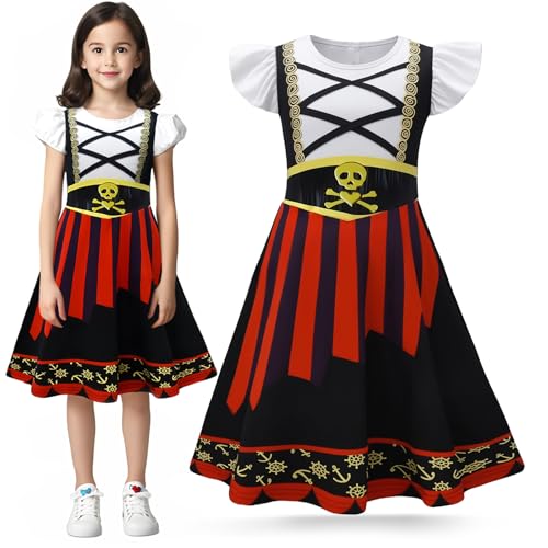 Disfraz Pirata Para Niñas Talla 2-10 Años miniatura 1