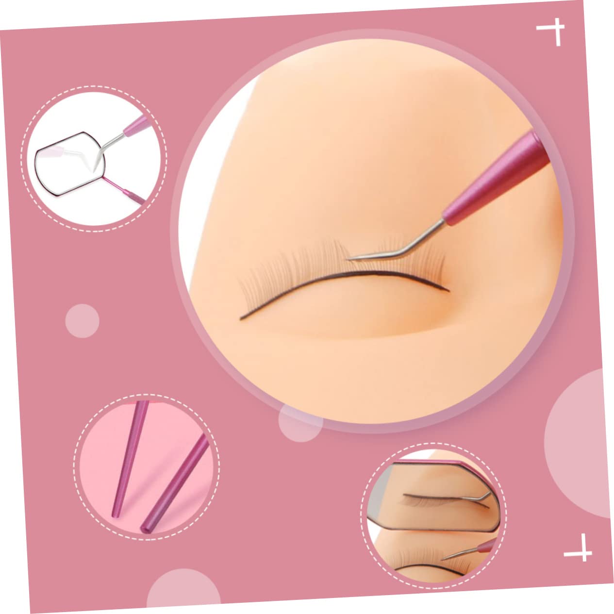minkissy 3sets Per Extension Inossidabile Kit Grafting Facile Trasportare Design e Precisi Accessori Per Professionisti Della