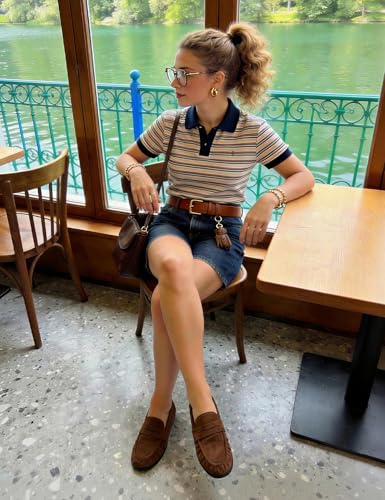 Image of QIY Penny Loafers for Women 2026 Comfortable Flats Shoes