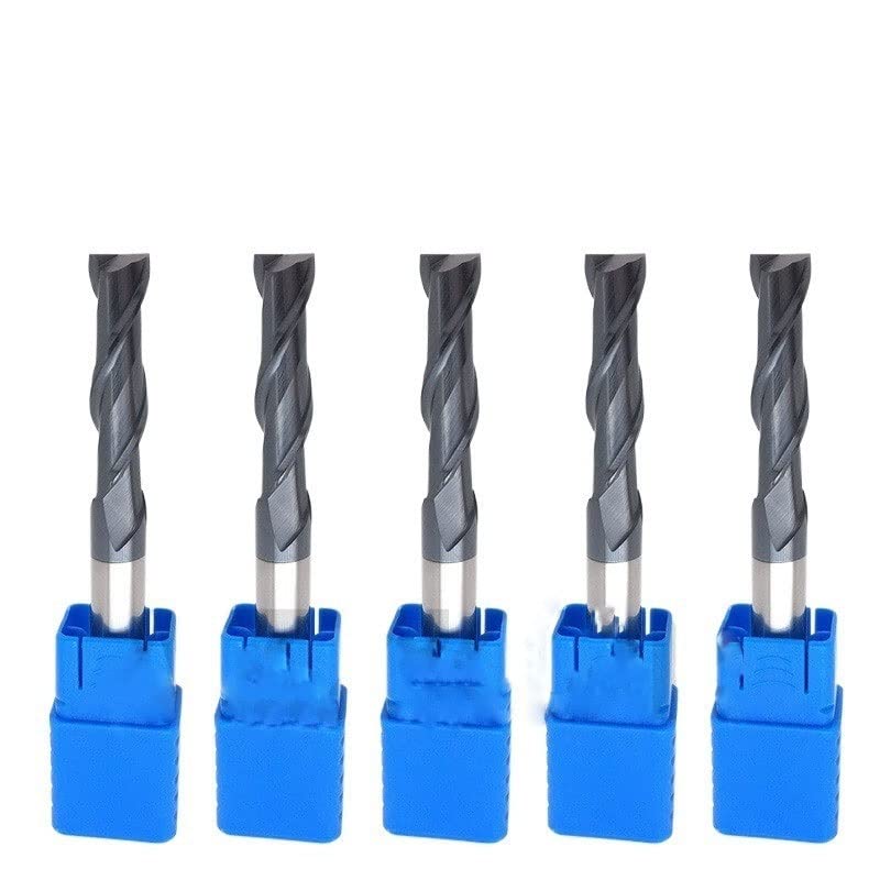 Verlängerung der Legierungsbeschichtung Wolfram -Stahlwerkzeug 100L HRC50 2F FACE MILL ENDMILLS TOP CNC Carbid -Fräser(8X100L)