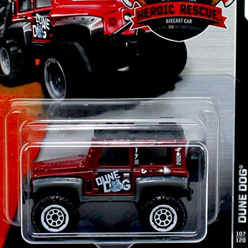 Matchbox Dune Dog MBX Explorers 2014 on a Mission Basic Druckguss-Fahrzeug (#107 von 120) (rot) – Bild 3