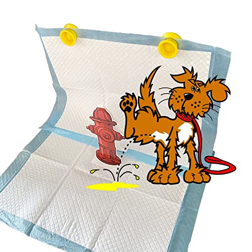 Image of 10PCS Dog Fire Hydrant Pee Post Paper, Fire Hydrant Trainer Paper, Fire Hydrant for Dogs to Pee On, for Puppy Pee Pad Pet Diaper (Excluding Pee Pad)