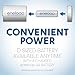 Eneloop Panasonic K-KJS1MCA2BA D Size Battery Adapters AA 2100 Cycle Ni- MH Pre-Charged Rechargeable Batteries, 2 