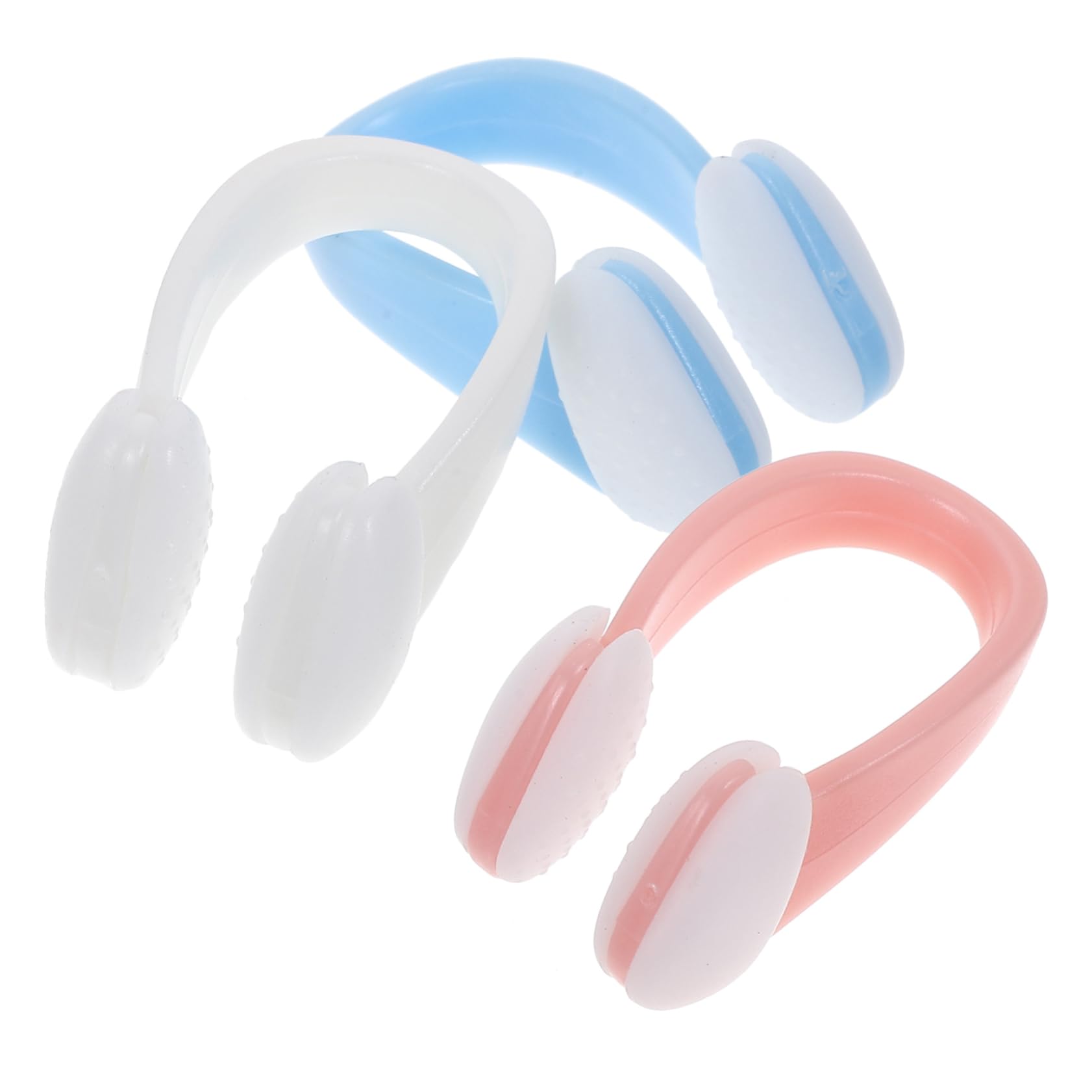 DECHOUS Adult Boys and Girls Swimming Nose Clips 3 Pack Anti- Comfortable Fit Non-Slip for Pool Swimming
