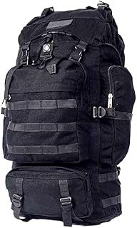 شنطة ظهر كبيرة مقاومة للماء وقابلة للتعديل للسفر والتخييم بسعة 80 لتر/100 لتر مع 30 كجم - تصميم عملي ومريح لجميع مغامراتك