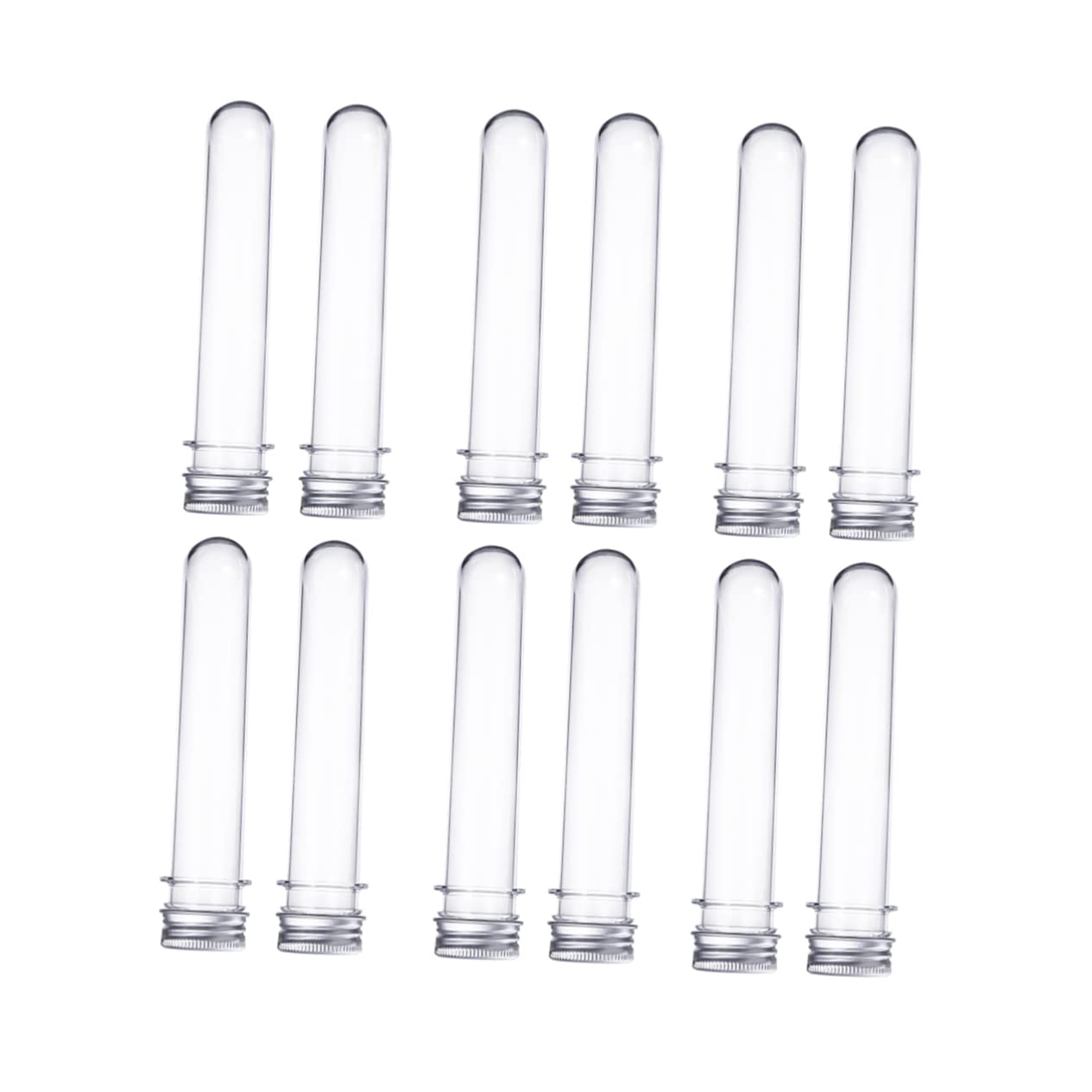 NAMOARLY 14 Pcs 40ml Plastic Test Tubes with Caps Liquor Shot Glasses Party Favor Replacement Tubes for Travel