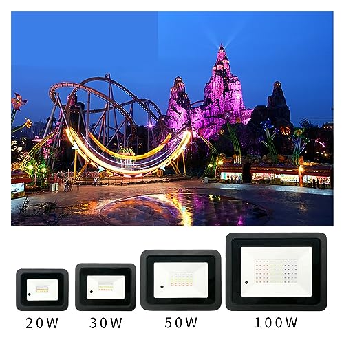 Projecteur Extérieur RVB 100W IP68 LED multicolore haute puissance - 2