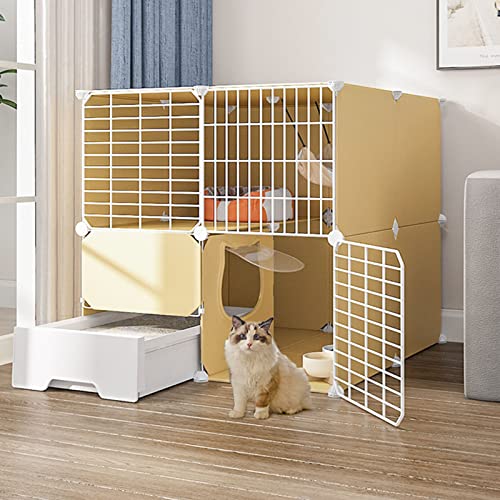 Niches pour chatons en fil métallique amovible pour protéger votre petit animal